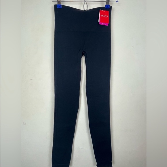 Spanx Look At Me Now Leggings Dark Blue Port Navy NWT SZ S - Picture 2 of 6